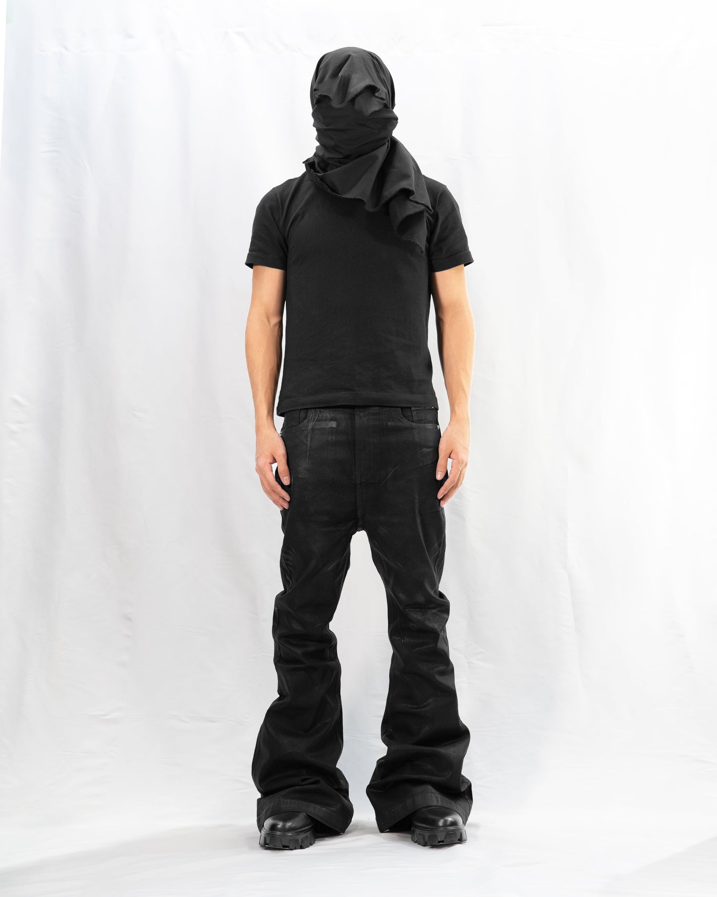 COATING FLARE PANTS