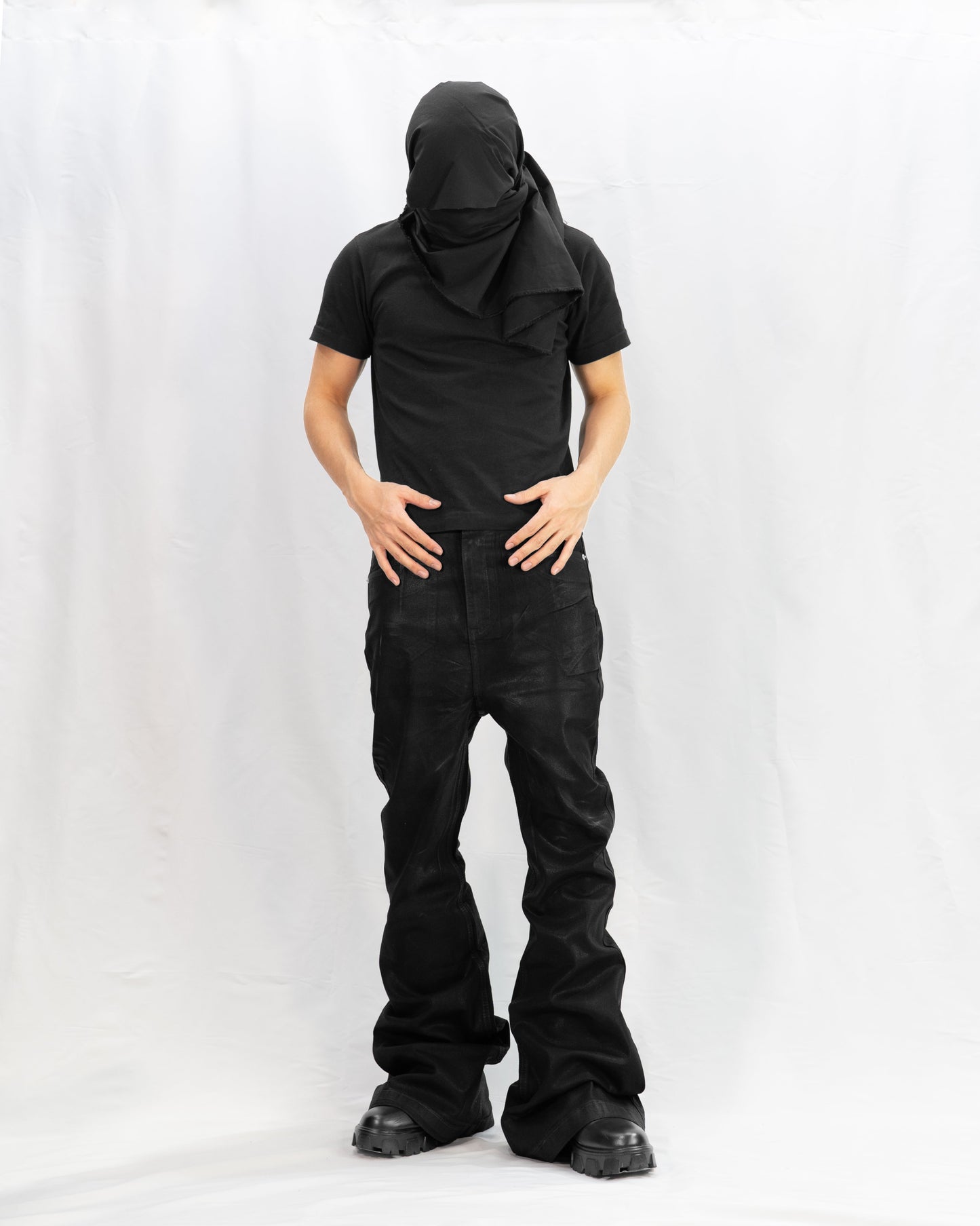 COATING FLARE PANTS