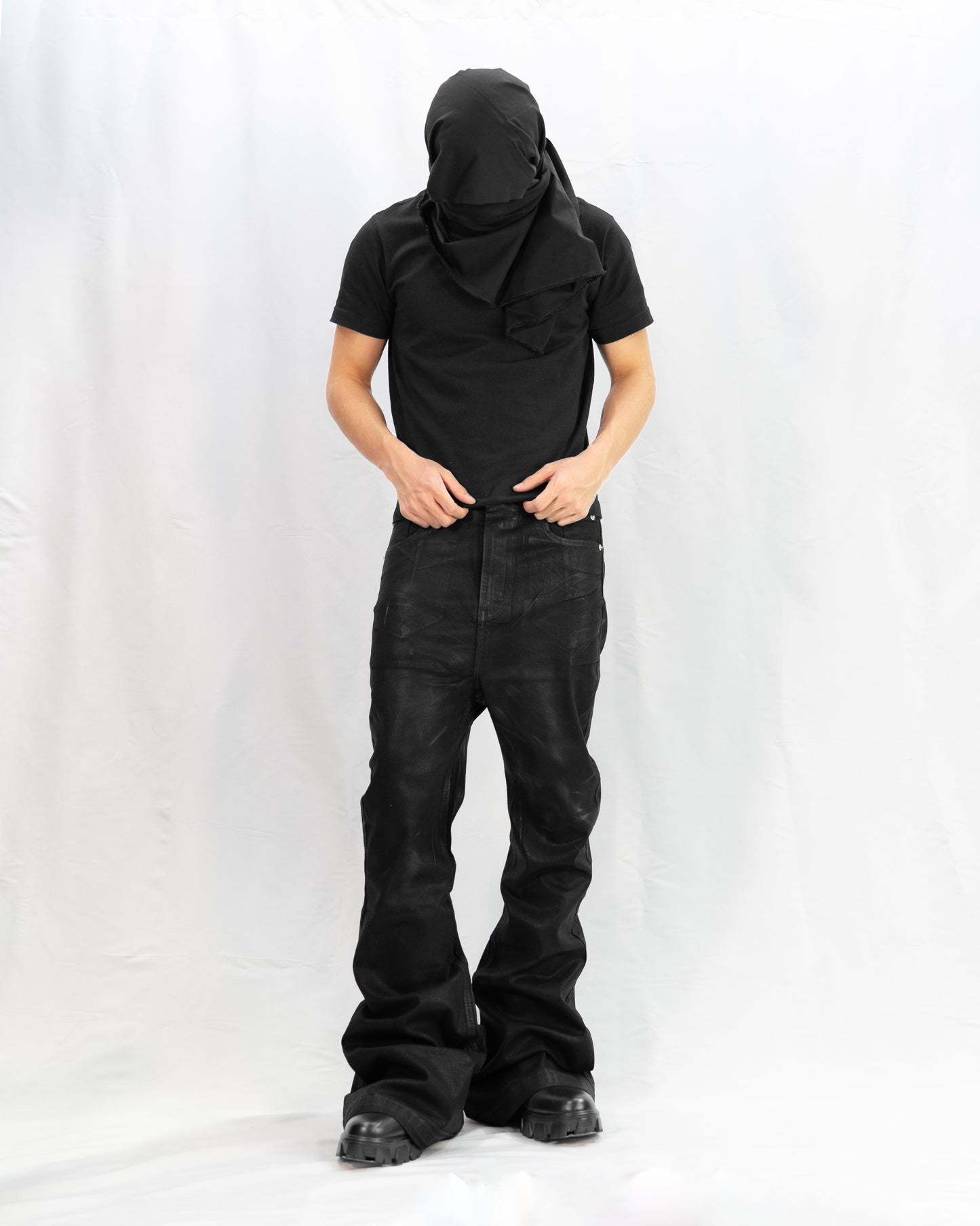 COATING FLARE PANTS