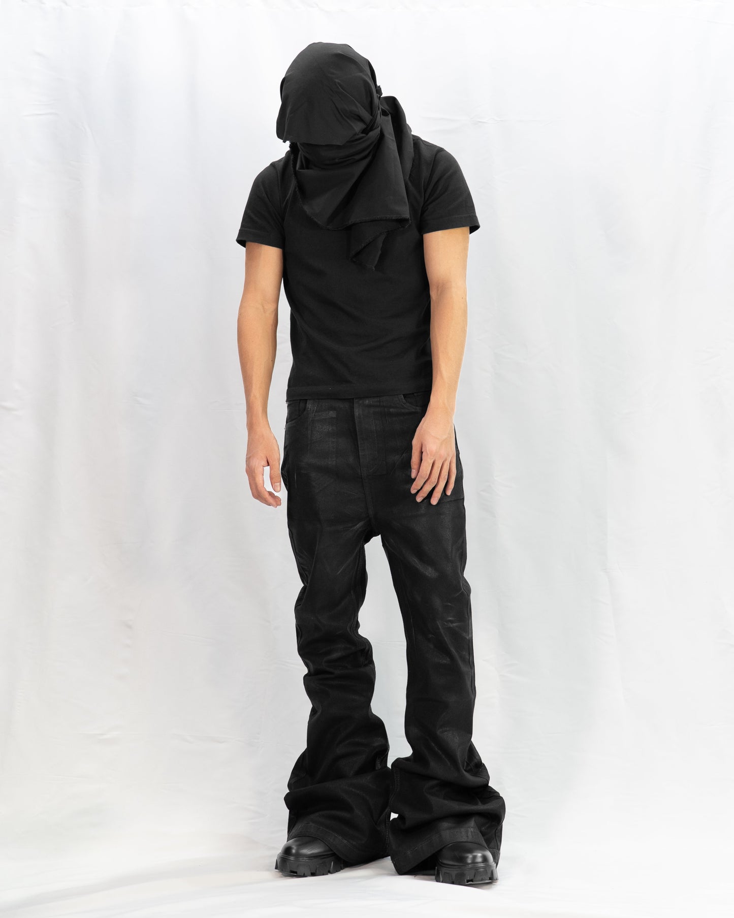 COATING FLARE PANTS