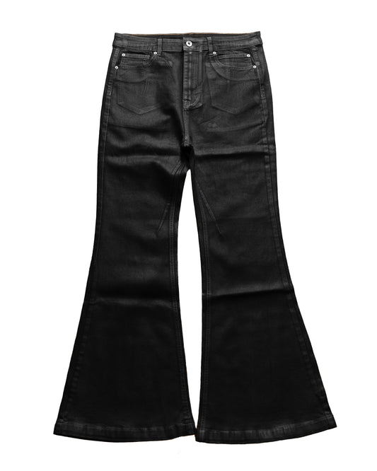 COATING FLARE PANTS