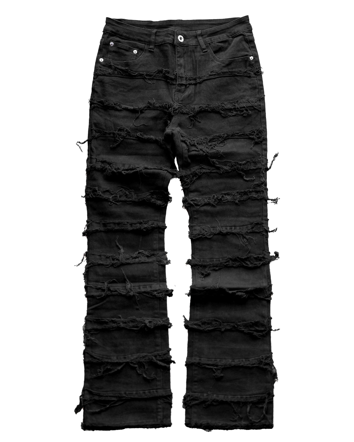 『予約商品』ALL-OVER DESTROYED STRETCH JEANS