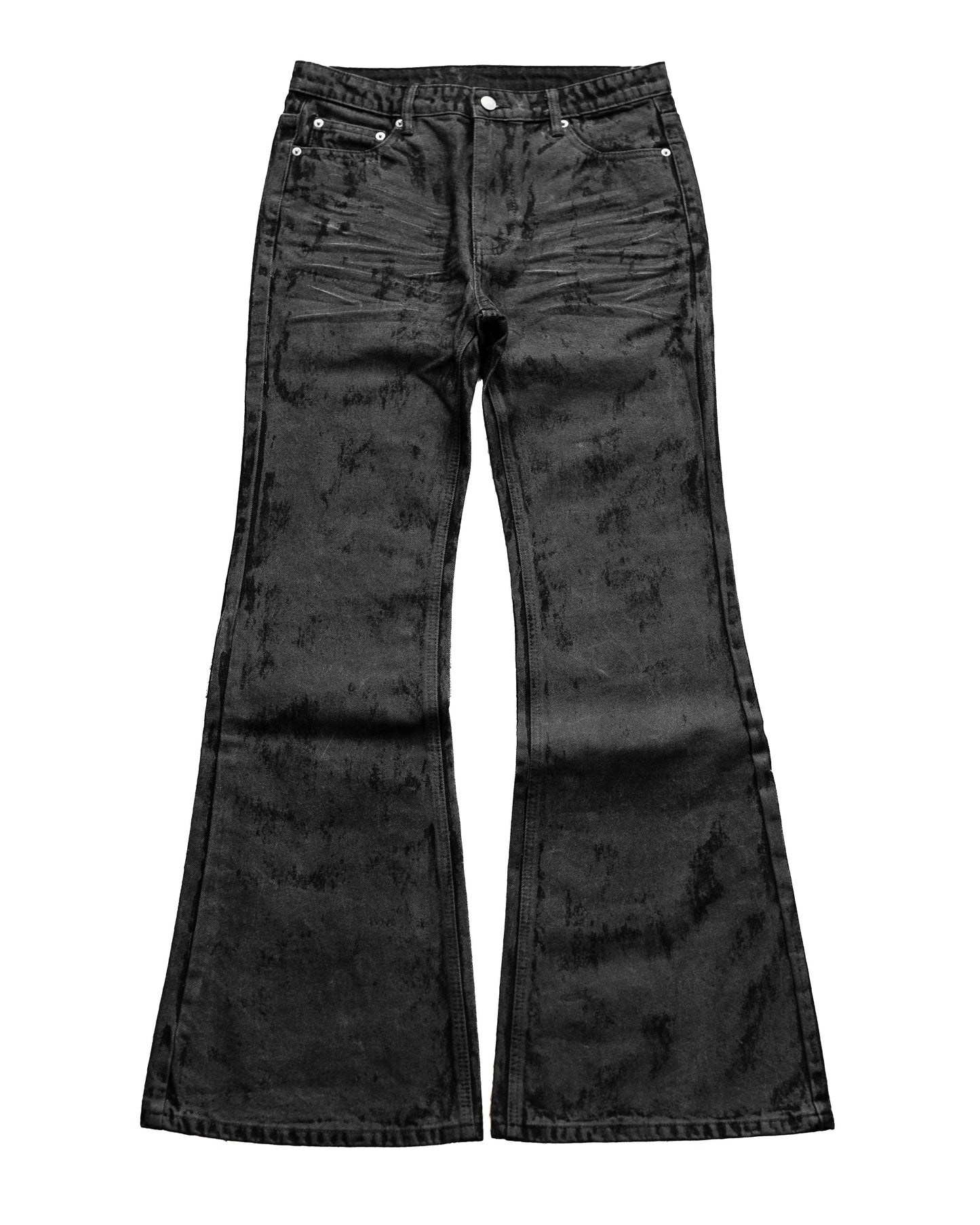 【予約商品】GLOSS COATING FLARE PANTS