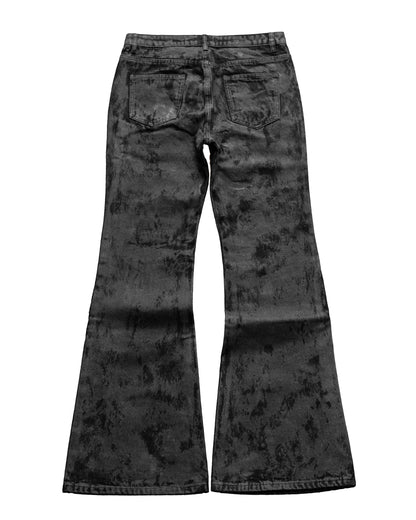 【予約商品】GLOSS COATING FLARE PANTS