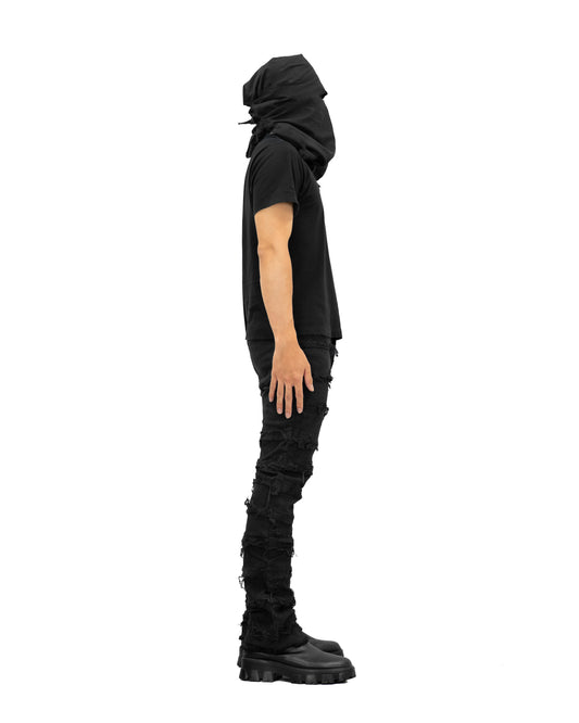 『予約商品』ALL-OVER DESTROYED STRETCH JEANS