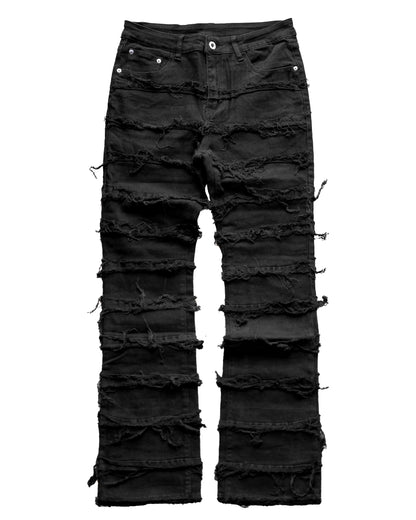 『予約商品』ALL-OVER DESTROYED STRETCH JEANS
