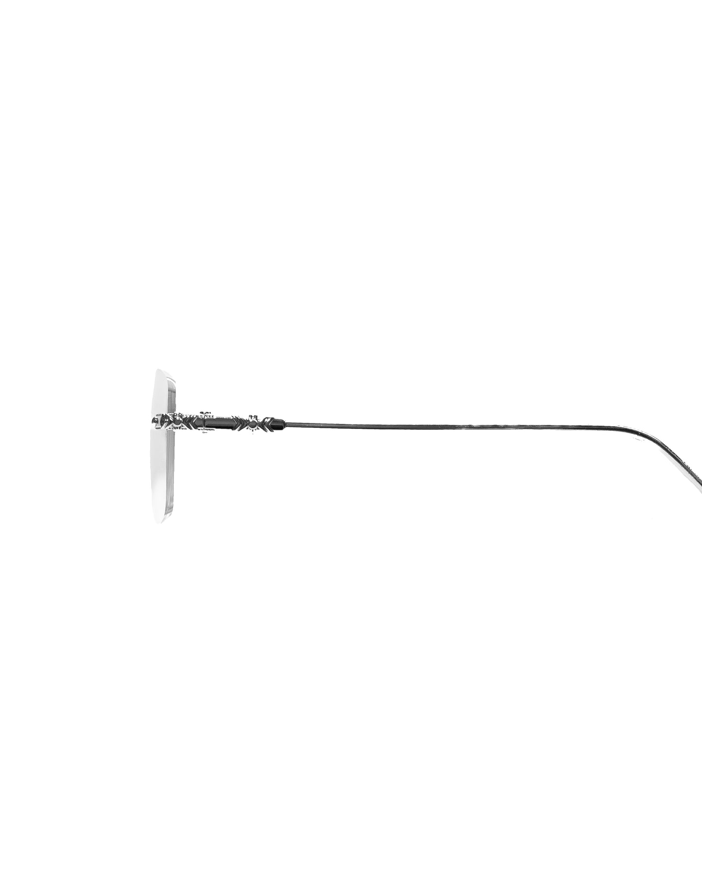 SILVER RIMLESS GLASSES