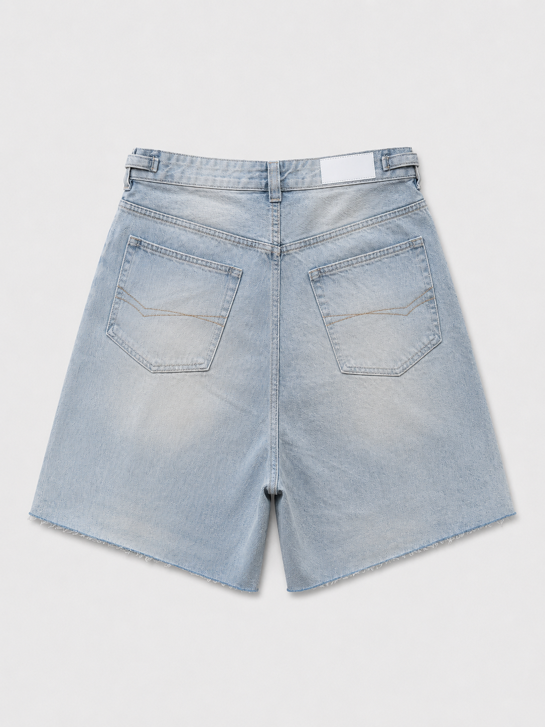 ICE BLUE DENIM SHORTS