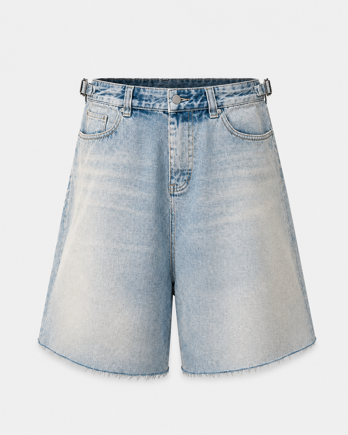 ICE BLUE DENIM SHORTS