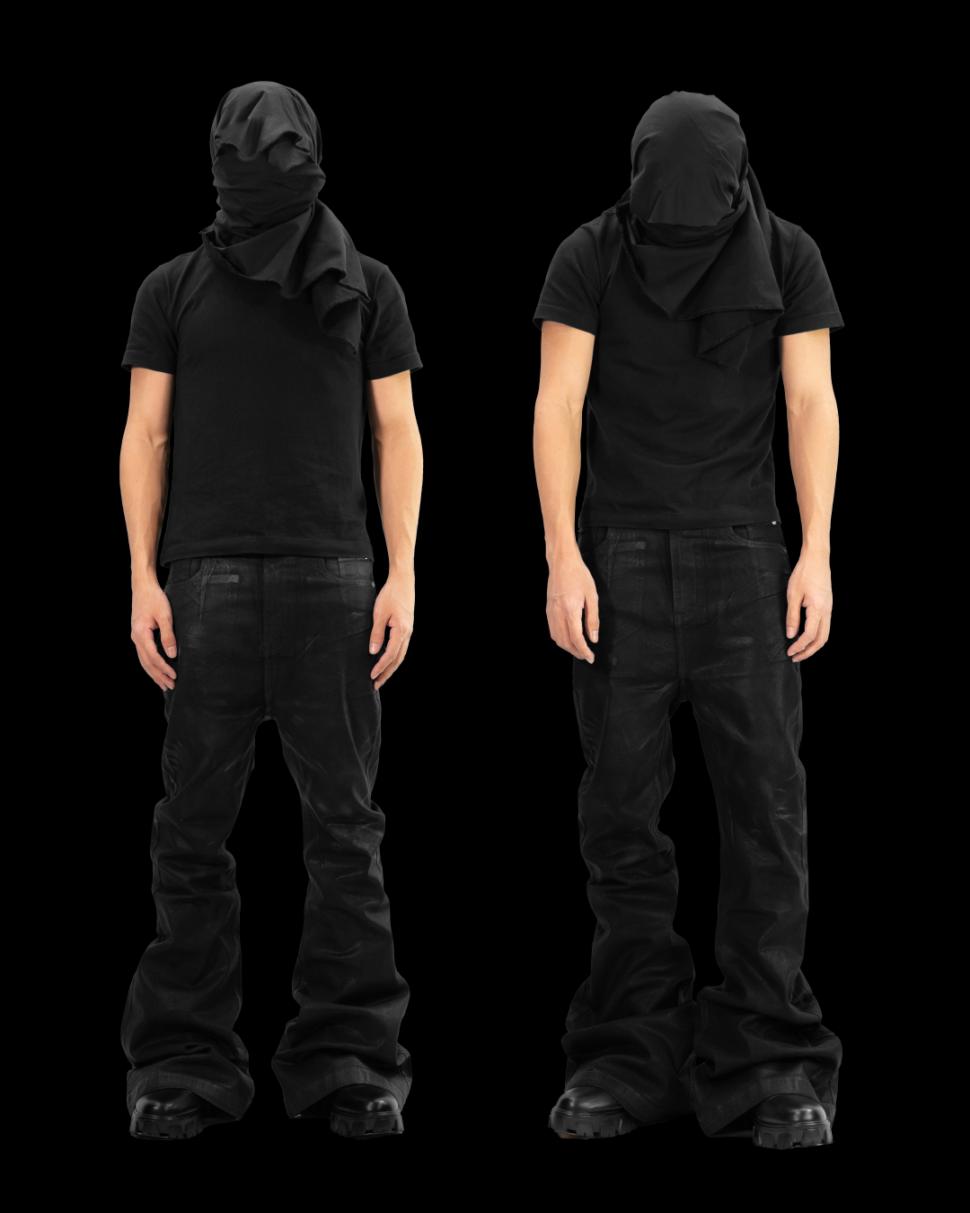 【予約商品】COATING FLARE PANTS