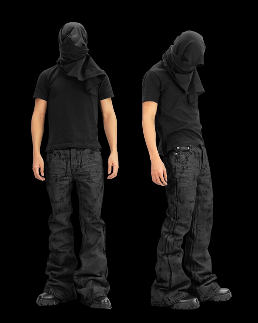 【予約商品】GLOSS COATING FLARE PANTS